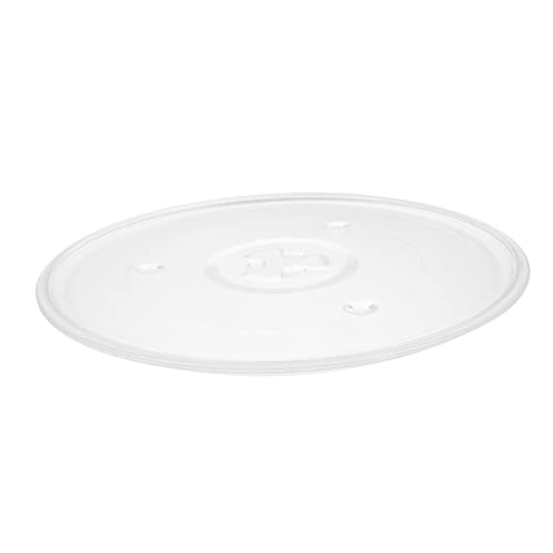 Ciieeo Microwave Glass Turntable for Small Kitchen Replacement Unit Covers Cooking Plate Tray Oven Microwave Turntable White