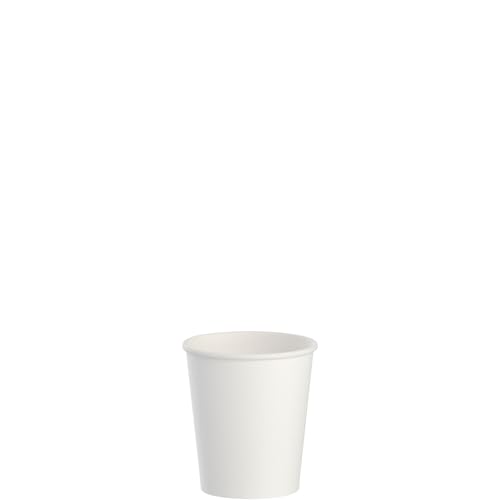 SOLO Cup Company White Paper Water Cups, 3 oz., 100/Pack