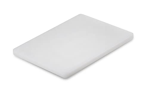 METRO Professional Tabla de cortar para cocina, polietileno de alta densidad (HDPE), 40 x 30 x 2 cm, blanca, libre de BPA, antibacteriana, apta para lavavajillas Cover