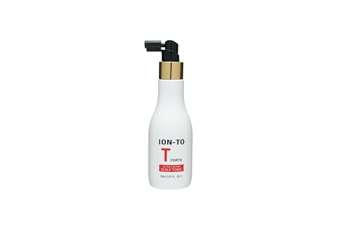 ION-TO T Forte Scalp Tonic for Itchy Scalp Care - Prevent Thinning, Boost Hair Growth with Copper Peptide, Fortified with Vitamin B3, Biotin & Active Growth Factor Proteins (150 ml)