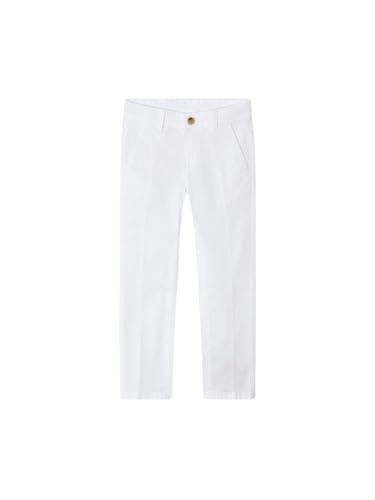 Mayoral Twill Basic Trousers for Boys White