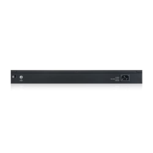 Image of Zyxel 48 Port Ethernet Switch | Smart Managed Gigabit Network Switch | 48x GbE RJ-45 Ports + 2X GbE SFP Slots | 100 Gbps Switching Capacity | Rack Mount Kit Included | Smart Fan | GS1900-48
