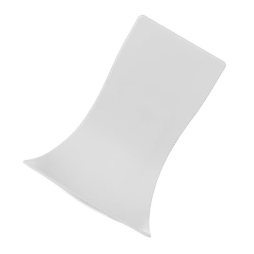 Tofficu Bandeja de Goteo para Dispensador de Jabón Líquido, Abs Plástico Blanco, Montada en Pared, Receptora Anti-derrame para Baño, Ducha y Cocina, Bandeja Práctica para Recogida de