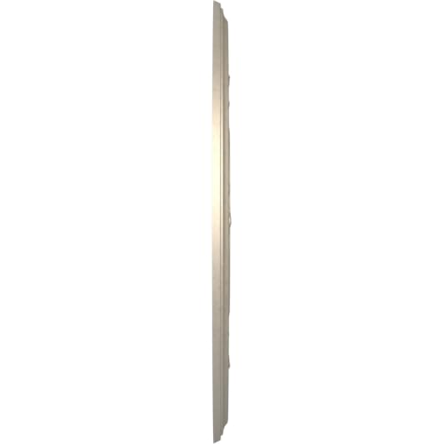 Image of Ekena Millwork CMP19BACSV Baltimore Thermoformed PVC Ceiling Medallion (Fits Canopies up to 7 3 /4 inch), 19 inchOD x 3 1 /2 inchID x 1 inchP, Metallic Silver Metallic