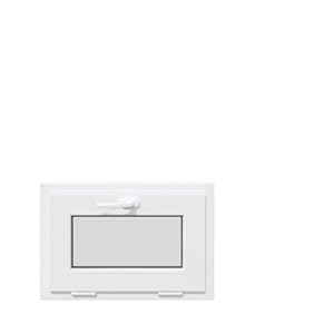 vidaXL RISOR Kellerfenster 60x40 cm Weiß