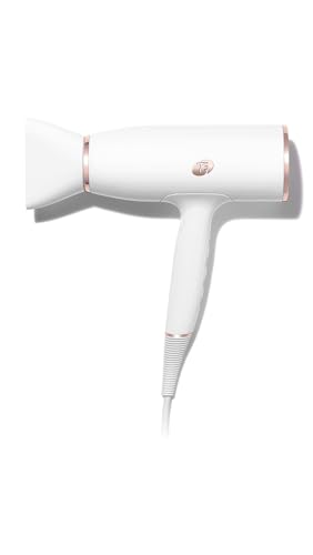 T3 Women's AireLuxe Hair Dryer, White/Rose Gold,...
