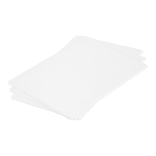 MECCANIXITY ABS Plastic Sheet 8 x 6 x 0.24 Inch ABS Styrene Sheets for Building Model DIY Crafts Panel White 3 Pcs