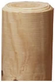ITALFROM Poteaux en bois de pin sans pointe imprégnés avec deux trous ø 2 pour clôtures corde - Diamètre : 8 cm - H100 cm Cover
