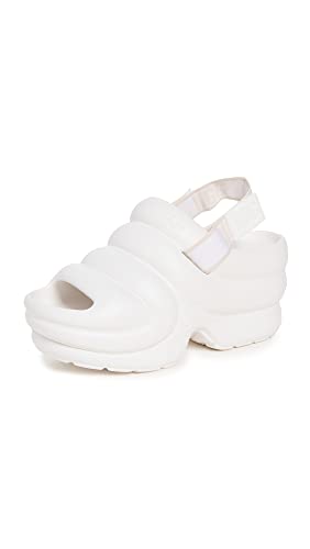 UGG Women's Aww Yeah Sandal, Bright White, 10