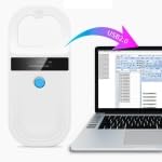 Leitor Microchip Pet Animal Portátil Tela Lcd Recarregável