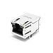 JP026821UNL, Conn RJ-45 F 8 POS 2.03mm Solder RA Thru-Hole 10 Terminal 1 Port Cat 5/Cat 6 (5 Items)