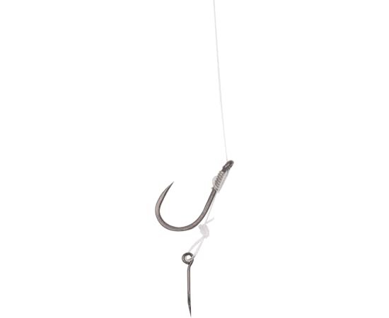 Korum Spiked 4" Method Hair Rigs Barbless x8 | Size 10 to 12lb | Coarse Fishing Hair Rigs for Big Fish with Heavy Line and Powerful Hooks | Barbed Bait Spike for Quick Bait Attachment | Code K0310390