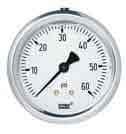 Wika 0 to 60 psi Industrial Gauge with Back Connection, 2 1/2 in Dial