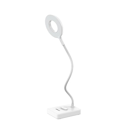 Image of Goldmedal Glow Desk 01 Portable Table Lamp with 3W LED Bulb|1200mAh Battery (Backup up to 3 to 4 Hrs) | Inbuilt Touch Panel | for Study Areas, Living Rooms, Office | 3 in 1 Color Changing (CNW)