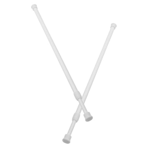 SUPVOX Varillas Telescópicas Extensibles 40-70 CM en Acero Inoxidable para Cortinas y Ropa, 2 Piezas sin Perforación, Ideales para Baño y Armario