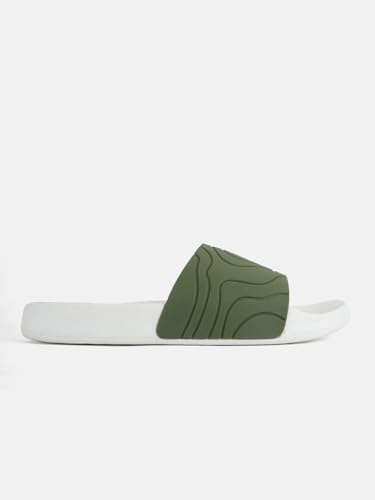 Image of Men & Boys Embossed Sliders | Soft EVA Flip Flops & Slippers