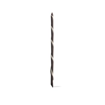 Pastry Chef's Boutique Belgian Striped Dark/White Chocolate Cigarillos Sticks Batons for Cupcake, Hot Cocoa, Ice Cream Cookies Cake Dessert Decorating 6'' - 200 pces