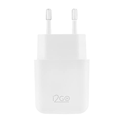 Kit Carregador De Parede USB 1A + Cabo Lightning 2,4A I2GO Branco - I2GO Basic