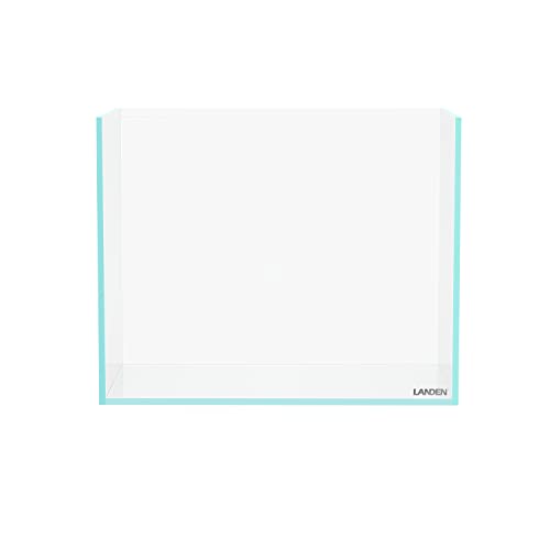 Image of LANDEN 30N 3.2 Gallon Nano Rimless Low Iron Aquarium Tank, W11.8xD7.5xH9.4 in(30x19x24cm) 5mm Thickness with Nano Foam Leveling Mat Included