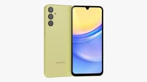 Samsung Galaxy A15 (SM-155M/DSN), 128GB 6GB RAM, Dual SIM, Factory Unlocked GSM, International Version (Ring Grip Case Bundle) (Yellow)