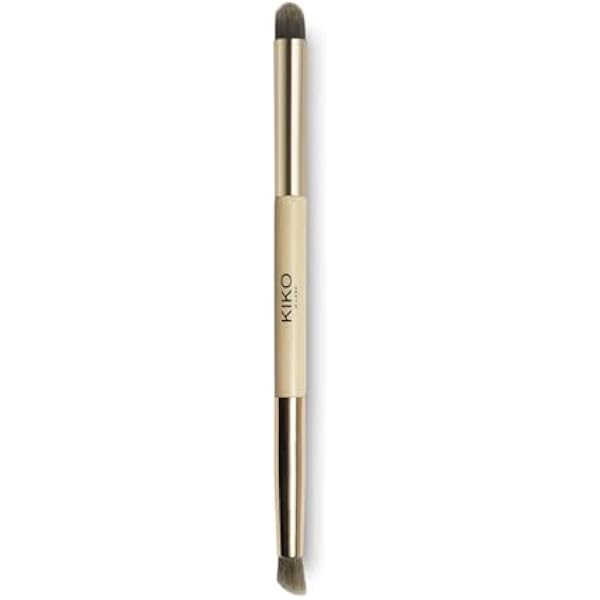 KIKO Milano Green Me Double Eye Brush | Podwójny pędzelek do cieni i eyelinera