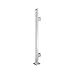 Heavy Duty Stainless Steel 316 Glass Railing Square Surface Post for Handrail for 3/8