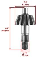 #US Part Replacement for Rear Ring & Pinion Gear Set for Honda 41310-HM7-000 New