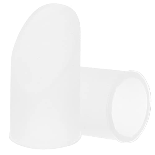 2pcs Teapot Spout Cover Tea Kettle Spout Covers Spout Sleeves Teapot Spout Protector Replacement Bath Spout Cover Clear Teapot Kettle Accessories Leakproof Pouring Lid