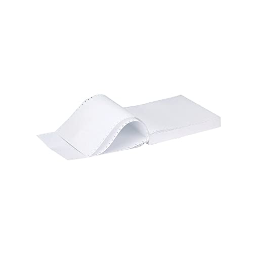 Q-Connect 11 Inches X241mm 3-Part NCR Plain Listing Paper (Pack of 700)