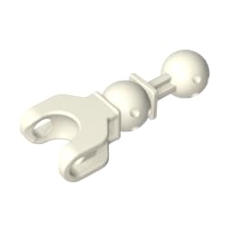 Gobricks GDS-1207-090 Large Figure Skeletal, Limb, 5L with Ball Joint on Axle and Ball Socket Compatible with 90609 All Major Brick Brands Toys