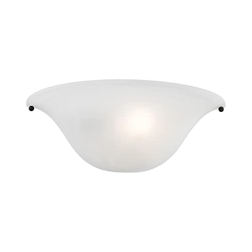 Image of Livex Lighting 1-Light Wall Sconce, Black