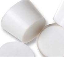 WidgetCo #7 White Silicone Rubber Stoppers, Rubber Plugs, Tapered, Industrial Grade (Qty 25)