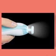 Miniatura 4 de Juego de manicura eléctrica para uñas de bebé, kit de cuidado de uñas de los dedos de los pies con seguro para niños pequeños o mujeres