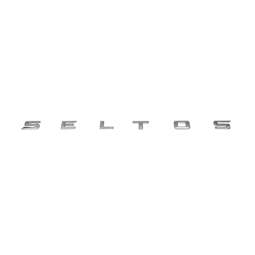 Image of Seltos Self Adhesive | Metal Sticker Logo Badge 3D Emblem Car Sticker