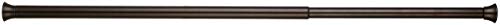 Amazon Basics Adjustable Tension Curtain Rod, 24-36" Width - Bronze, Classic Finial #TOP2