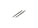 Metcal PTTC-801B - Tweezer Cartridge, Bent 30 Degree, 0.4mm (0.016in)