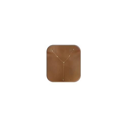 Fwlisesa Gold Necklace for Women, Dainty Gold Necklace 14k Gold Plated Long Necklaces for Women Trendy Simple Statement Necklaces Cute Drop Necklace Fashion Body Chain Prom Jewelry Accessories