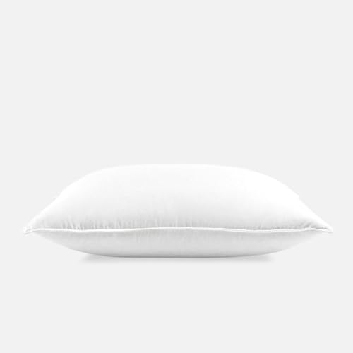 Brooklinen Luxury Canadian Down Pillow - Standard Size Soft Plush - Premium Duck Down & Feather Fill - 100% Cotton Sateen Shell - Oeko-TEX & DOWNMARK Certified - Hotel Quality (Includes 1 Pillow)