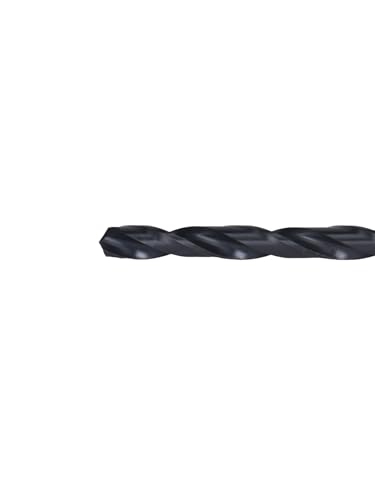 Image of Century Drill & Tool 24116 Pro Grade Black Oxide Drill Bit, 1 /4 inch, Pro Pack | Straight shank, 135 point, cuts steel, wood & plastic, 135 split point, black oxide finish