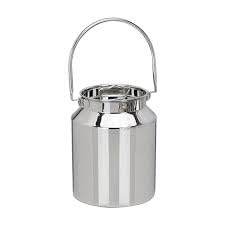 ,Heavy duty Stainless-Steel S.S.304, Milk Pot/Milk Container/Milk Can/Oil Can/Dolchi/Ketali with Handle and Lid for Home and Kitchen available from 2 litres to 15 Litres. (2 Litres) (2 litres)