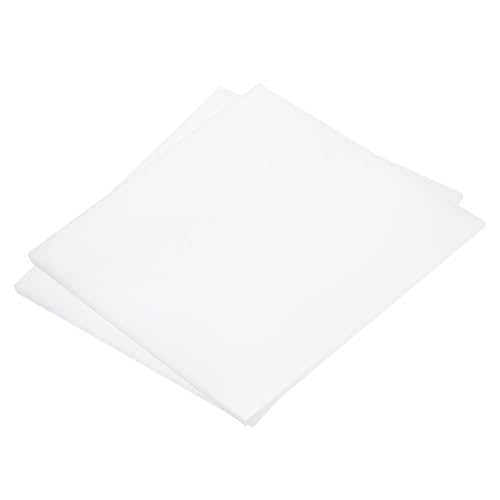 Image of DMiotech 2 Pack 6 x 6 x 0.15 Inch Plastic UHMW Sheets, Ultra High Molecular Weight Polyethylene, Opaque White Polyethylene Board for Automotive, Chemical, Manufacturing, DIY Home Kitchen