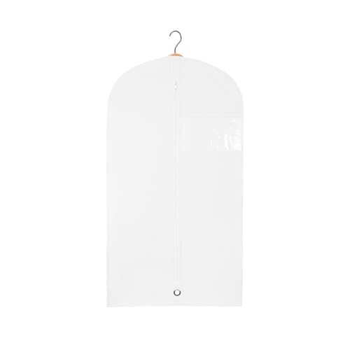Trend CaseUK Garment Bags for Hanging Clothes, Suit Hanging Garment Bags, Zippered Garment Bags with Clear Window, Breathable Garment Covers for Suits, Dresses, Closet Storage and Travel, 60in(1 Pack)