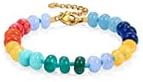 Gemstone Beaded Bracelet for Women Colorful Natural Stone Freshwater Pearl Surfer Beach Rainbow Bracelet Jewelry Gift - Image 7