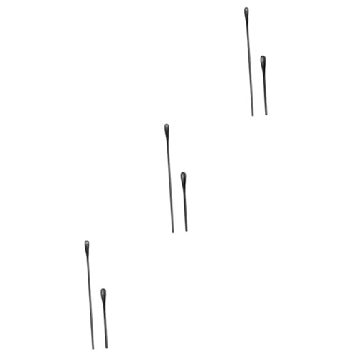 FUNOMOCYA 3sets Quality Stainless Steel Mixing Spoons Stirring Spoons for Cooking Cocktail Perfect for Sundaes 2pcs*3