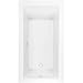 Aquatic Serenity 34.5 ft. Reversible Drain DriftBath Bathtub in White