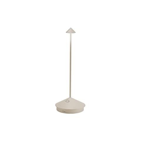 Zafferano Pina Pro, Kabellose wiederaufladbare LED-Tischlampe, Touch-Dimmer 2700K Cover