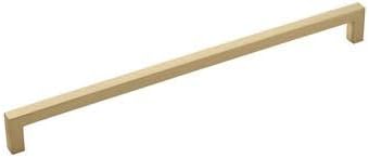 Hickory Hardware Solid Core Kitchen Cabinet Pulls, Luxury Cabinet Handles, Hardware for Doors & Dresser Drawers, 12 Inch Hole Center, Champagne Bronze, Skylight Collection(Pack of 1)
