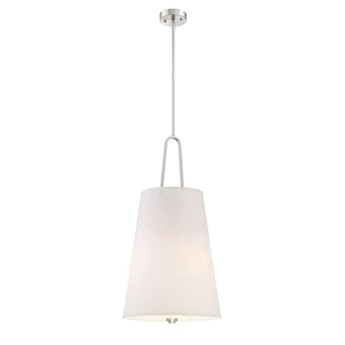 Designers Fountain 88553-SP Studio 3 Light Foyer, Satin Platinum