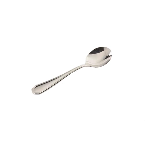FSE SLWH203 Bouillon Spoon, 5-4/5" Long, 2.3mm Thick, 18/10 Stainless Steel, Wilshire, Pack of 12