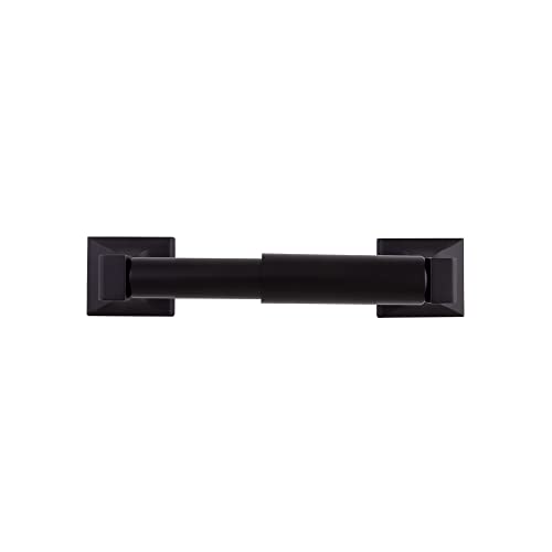 Image of Design House Millbridge Toilet Paper Holder in Matte BlackMillbridge Wall-Mounted Toilet Paper Holder for Bathroom, Black, Stylish and Easy to Install - Design House, 544569